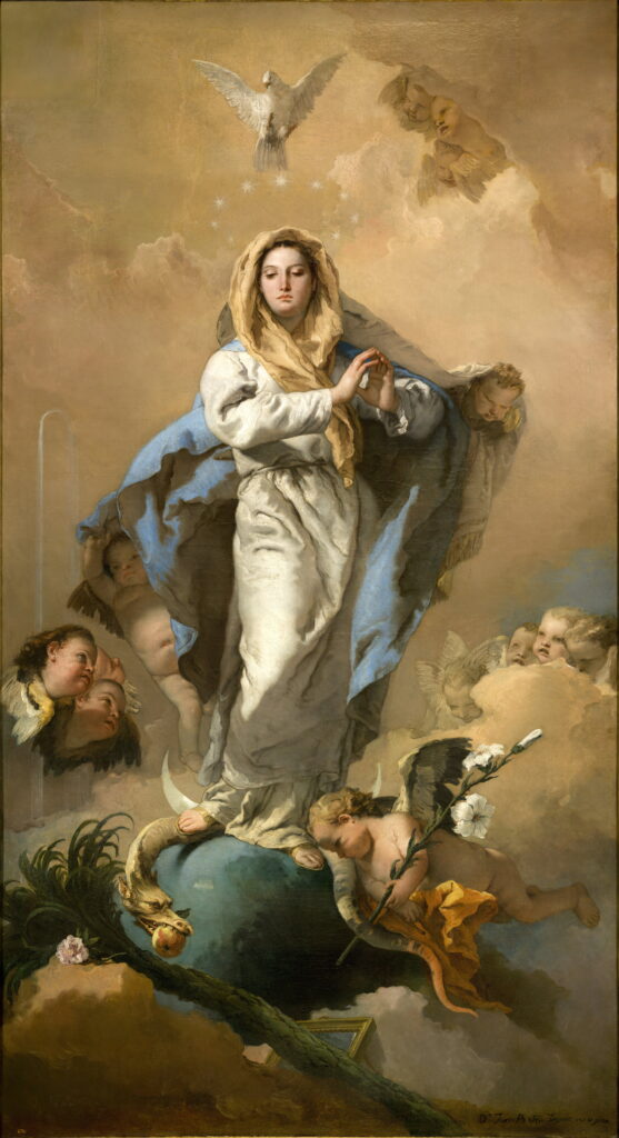 Giambattista Tiepolo. La Inmaculada Concepción, 1767-1769. Museo Nacional del Prado