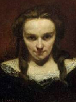 Courbet. La vidente, también llamada La sonámbula, hacia 1855