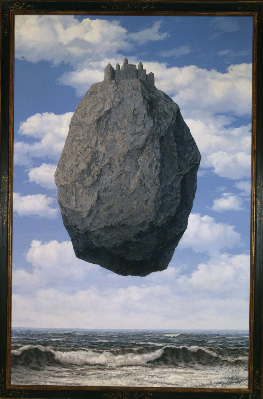 René Magritte. The Castle of the Pyrenees, 1959