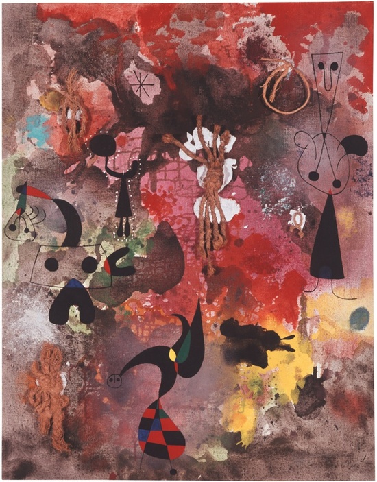 Joan Miró. Composition avec des cordes (Composition with Strings), 1950. © 2016, ProLitteris, Zurich Collection Van Abbemuseum, Eindhoven
