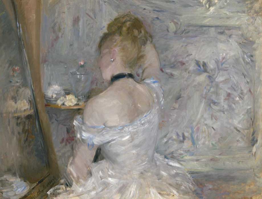 Berthe Morisot. Woman at her toilette, 1875-1880. Art Institute of Chicago