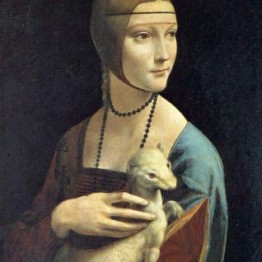 Leonardo da Vinci. La dama del armiño, 1483