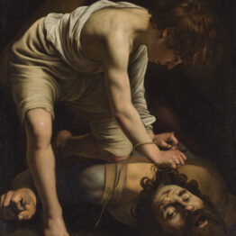 David venció a Goliat y Caravaggio a los barnices oxidados