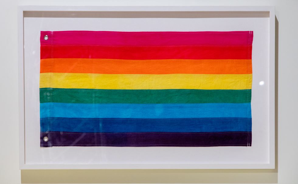 Gilbert Baker. Bandera original del Gay Pride, 1976