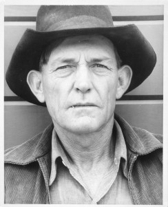 Arthur Rothstein. Migrant field worker. Tulare migrant camp. Visalia, California, 1940