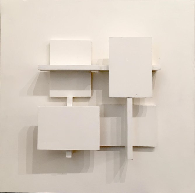 Peter Lowe. White Relief, 1964-2015