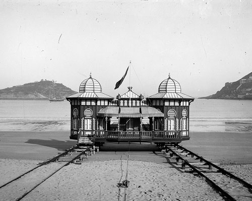 Charles Chusseau-Flaviens. Cabina real de Alfonso XIII en San Sebastián, hacia 1908