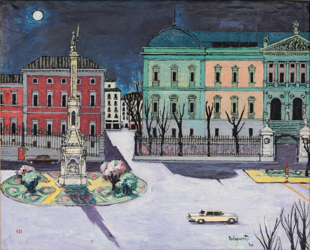 Fernando Delapuente. Colón con luna, 1970. Colección particular