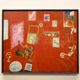 Matisse y el hito del estudio en rojo