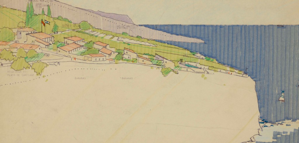 Norman Foster. Estudio territorial de La Gomera (1975). © Norman Foster Foundation.