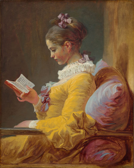 Jean Honoré Fragonard. Young Girl Reading, c. 1769. National Gallery of Art, Washington