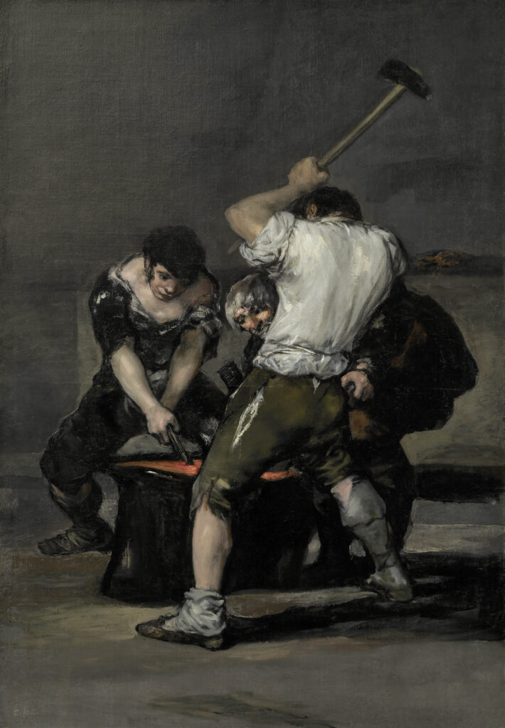 Goya. La fragua, hacia 1815-1820. The Frick Collection