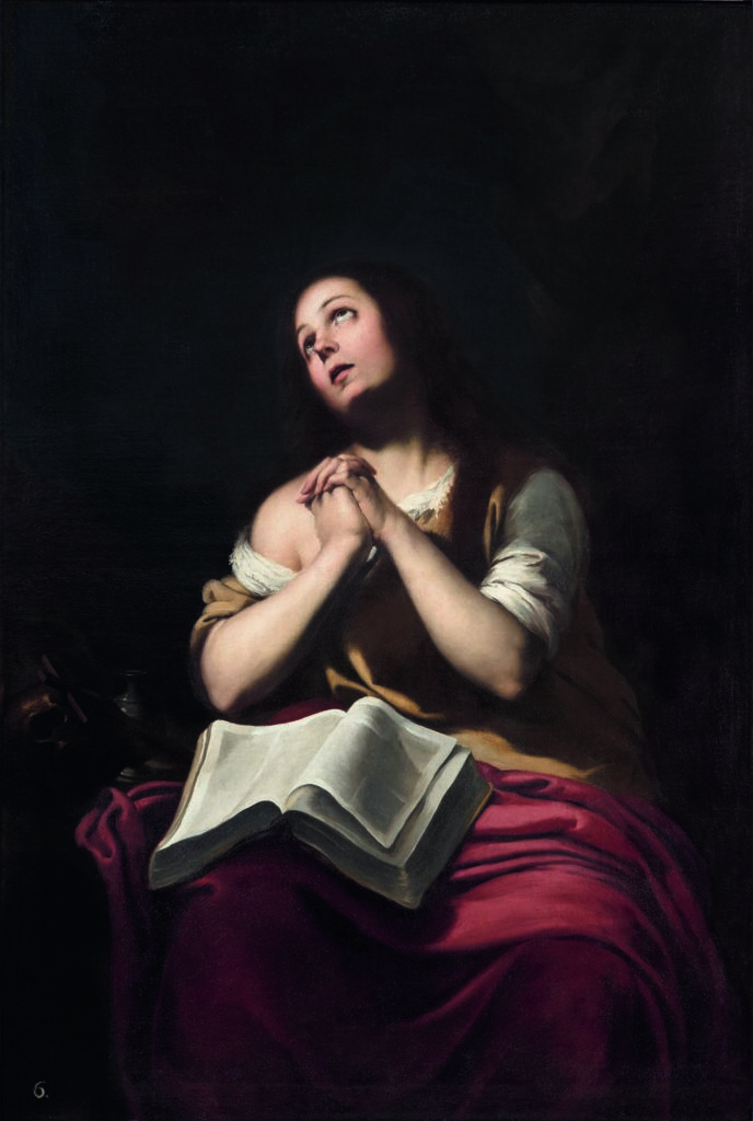 Bartolomé Esteban Murillo. La Magdalena, hacia 1650. Real Academia de Bellas Artes de San Fernando