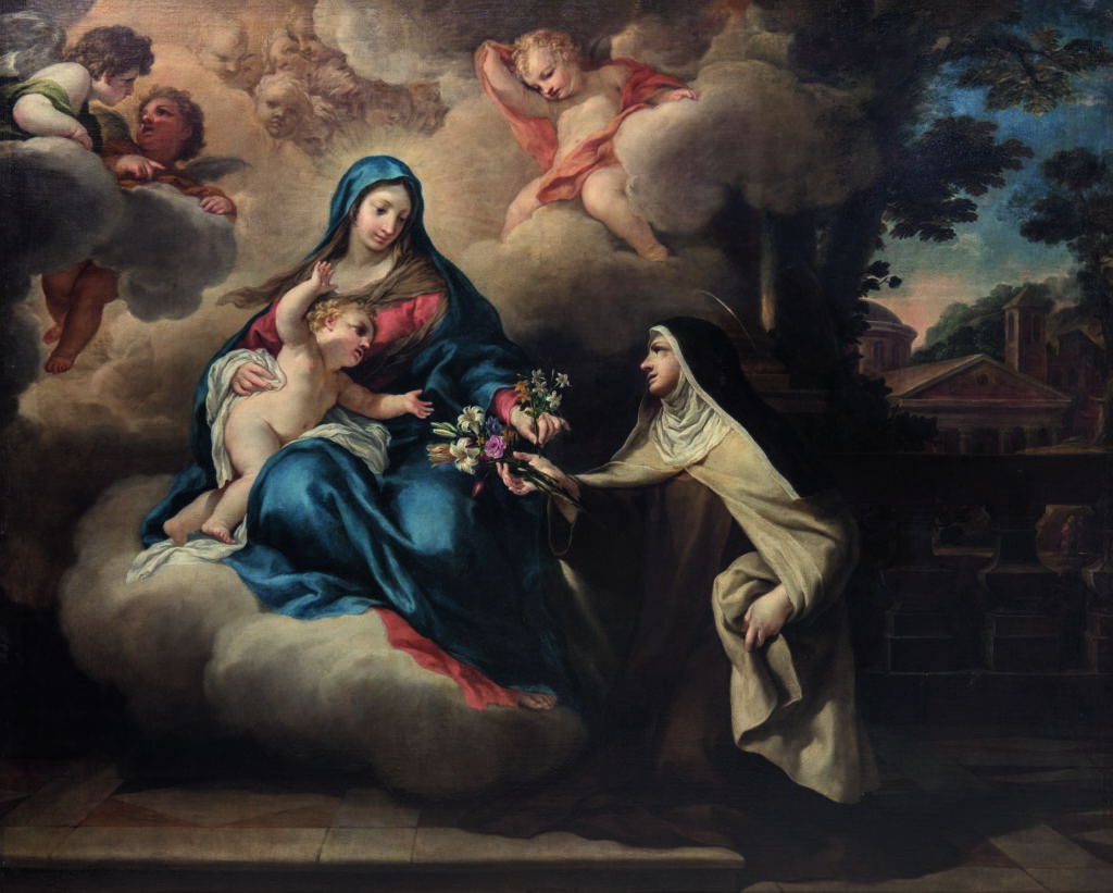 Ciro Ferri. Visión de Santa Magdalena de Pazzi, 1669-1689. Real Academia de Bellas Artes de San Fernando