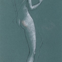 Pere Pruna. Desnudo de espaldas, 1926. Galería Guillermo de Osma