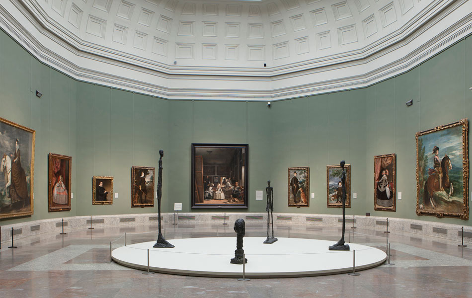 Imagen de las salas de exposición. © Alberto Giacometti Estate / VEGAP, Madrid, 2019 * Foto © Museo Nacional del Prado