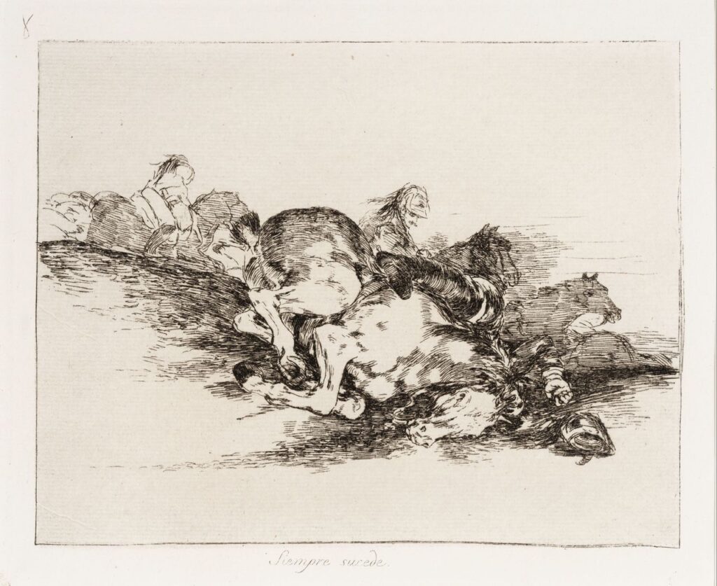 Francisco de Goya. Siempre sucede. Desastres de la guerra. Colección San Telmo Museoa