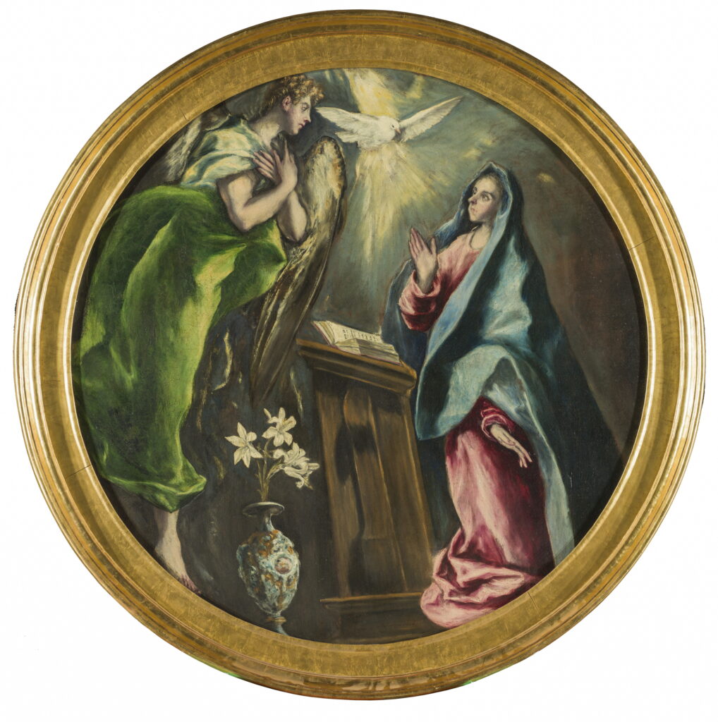 El Greco. La Anunciación, 1603-1605. Fundación Hospital Nuestra Señora de la Caridad – Memoria Benéfica de Vega (FUNCAVE)