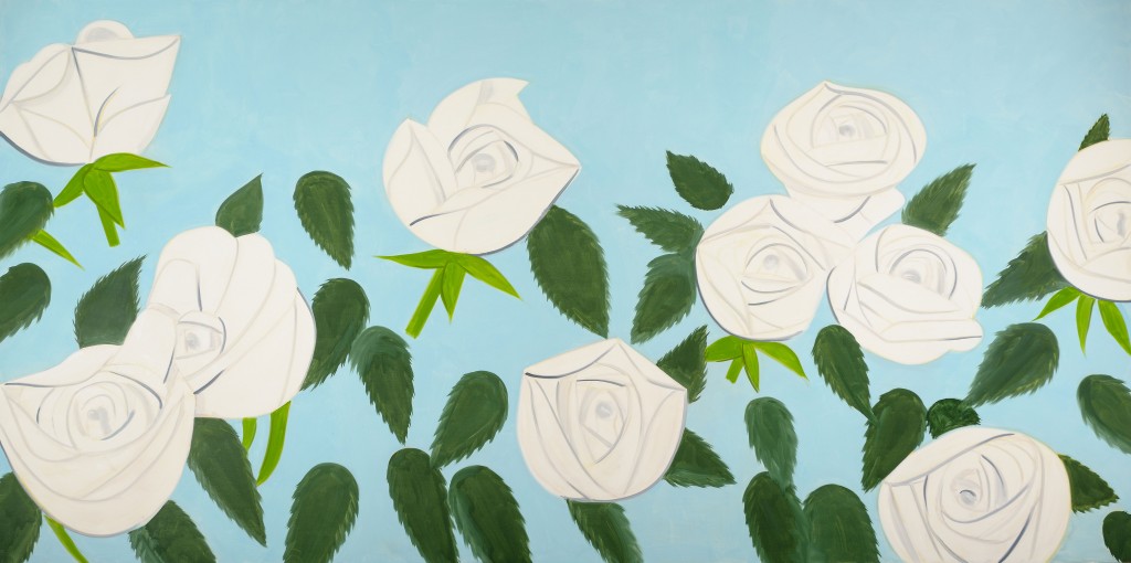 Alex Katz. White Roses