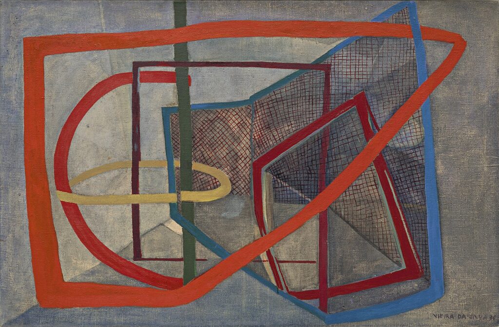María Helena Vieira da Silva. Composición, enero de 1936. Solomon R. Guggenheim Museum, Nueva York
