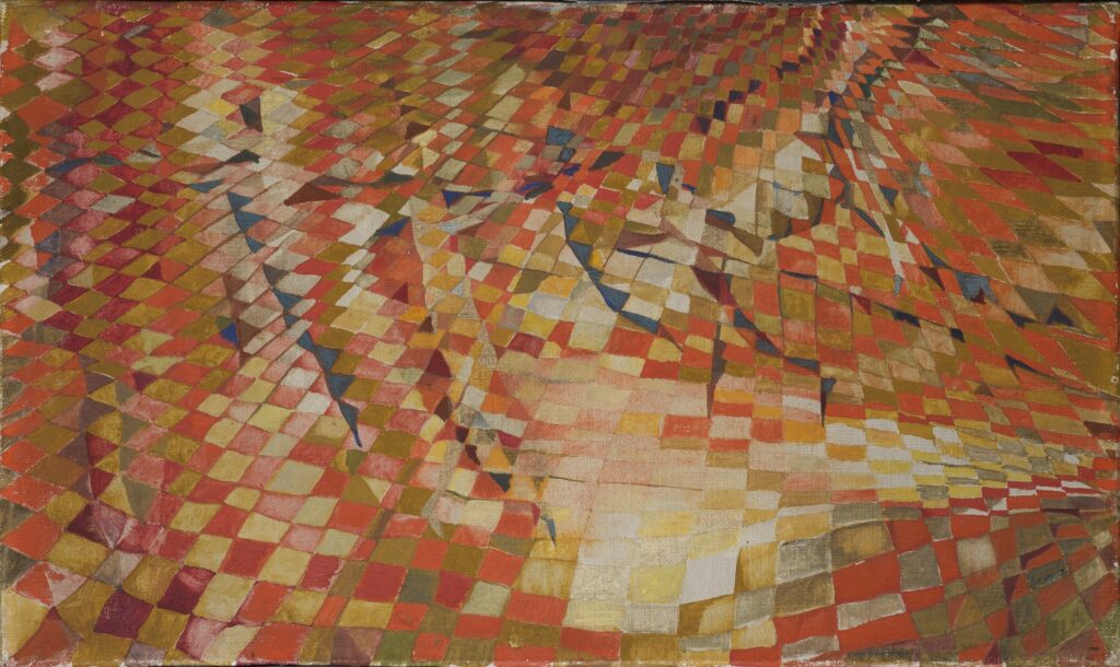 María Helena Vieira da Silva. Figura de ballet, 1948. Cortesía de la Galerie Jeanne Bucher Jaeger, París-Lisboa