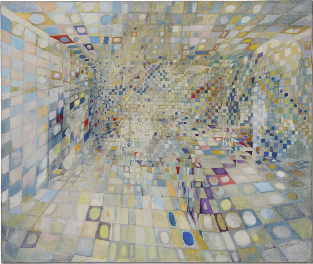 María Helena Vieira da Silva. El pasillo o Interior, 1948. Colección particular