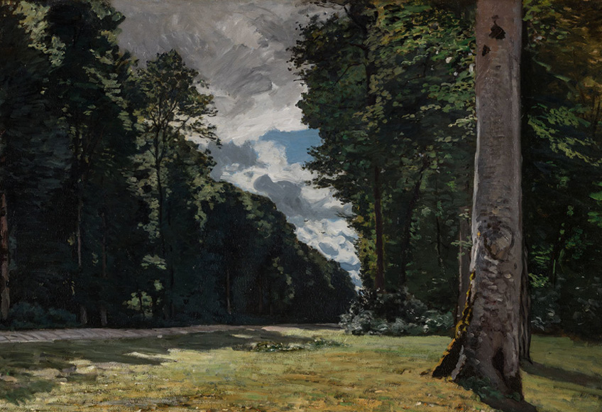 Claude Monet. The Chailly Road through the Forest Fontainebleau, 1865.. © Ordrupgaard, Copenhagen