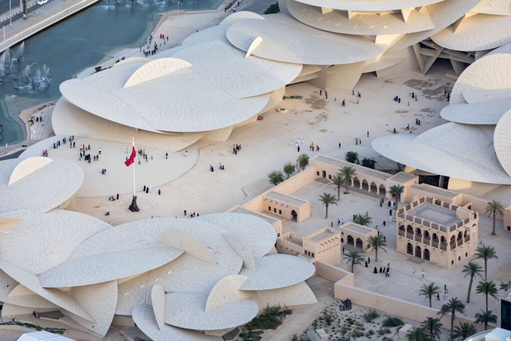 Iwan Baan. Museo Nacional de Catar, Doha, Catar, 2019. Arquitectura: Ateliers Jean Nouvel