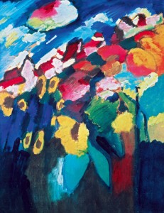 Wassily Kandinsky. Murnau The Garden II, 1910