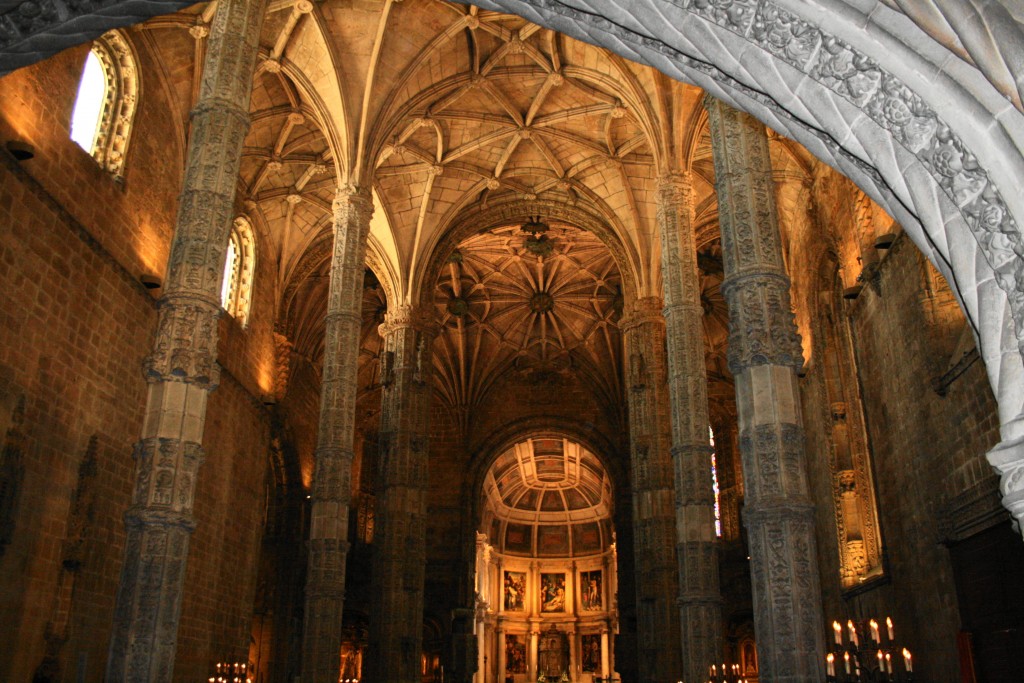 Interior de la Iglesia del Monasterio de los Jerónimos