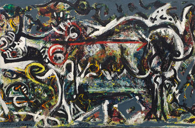 Jackson Pollock. The She-Wolf, 1943. The Museum of Modern Art, Nueva York