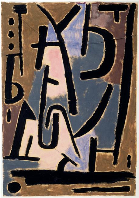  Paul Klee. Bedrohliche Zeichen, 1938 