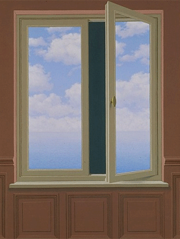 René Magritte. La lunette d’approche, 1963