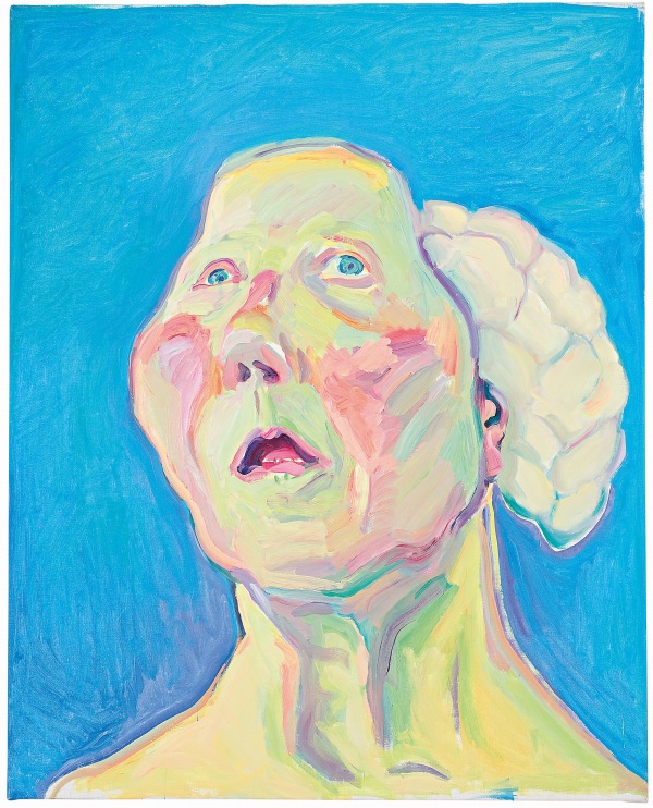 Maria Lassnig. Lady with brain, hacia 1990. Maria Lassnig Foundation
