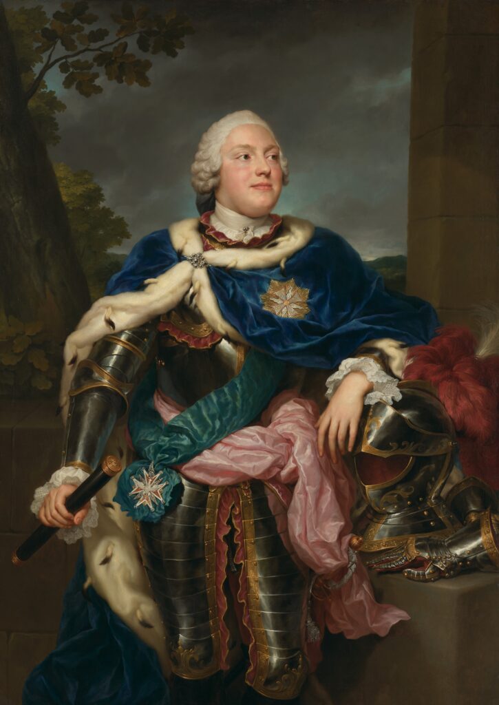 Anton Raphael Mengs. Federico Cristián, príncipe elector de Sajonia, 1751. The J. Paul Getty Museum, Los Ángeles