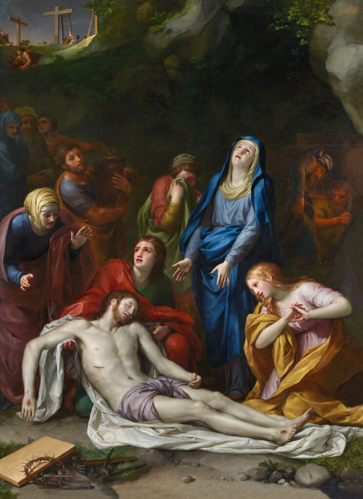 Anton Raphael Mengs. Lamentación sobre Cristo muerto, 1768. Galería de las Colecciones Reales, Patrimonio Nacional, Madrid