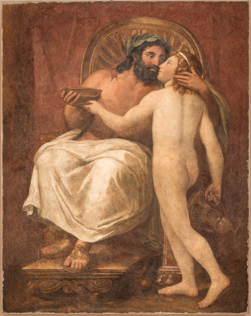 Anton Raphael Mengs. Júpiter y Ganimedes, 1760. Galleria Nazionale d’Arte Antica, Palazzo Barberini, Roma 