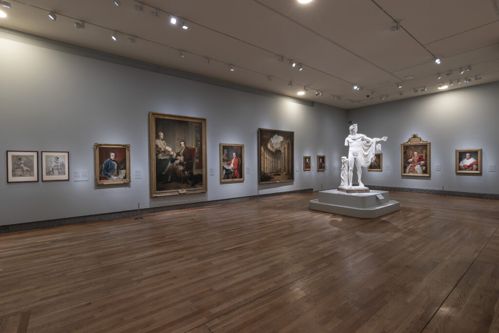 Imagen de las salas de la exposición “Antonio Rafael Mengs”. Foto © Museo Nacional del Prado