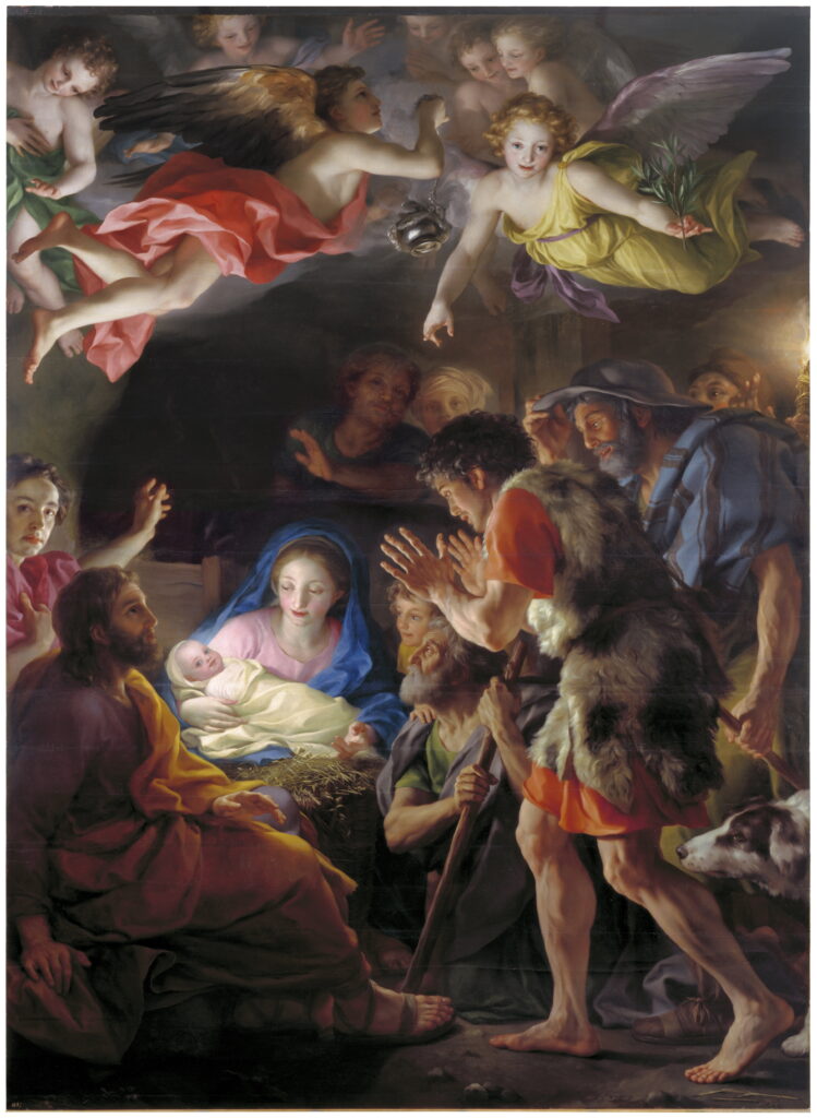 Anton Raphael Mengs. Adoración de los pastores, 1771-1772. Museo Nacional del Prado