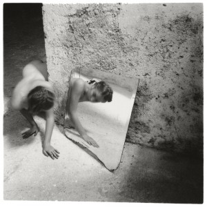 Francesca Woodman. Self-deceit #1, Rome, Italy, 1978 © George and Betty Woodman 