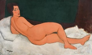 Modigliani. Nu couché (sur le côté gauche), 1917