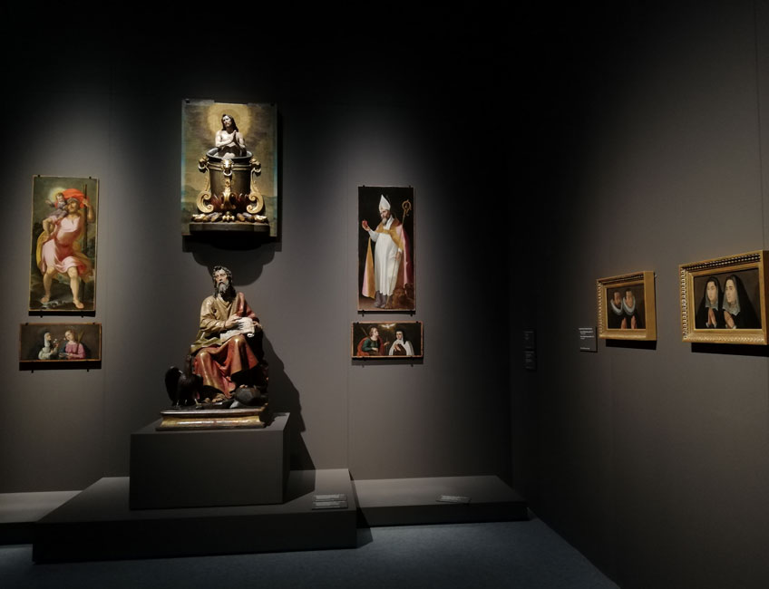 Vista de la exposición "Montañés. Maestro de maestros" en el Museo de Bellas Artes de Sevilla