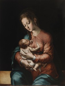Luis de Morales. La Virgen de la Leche, hacia 1565. Museo Nacional del Prado