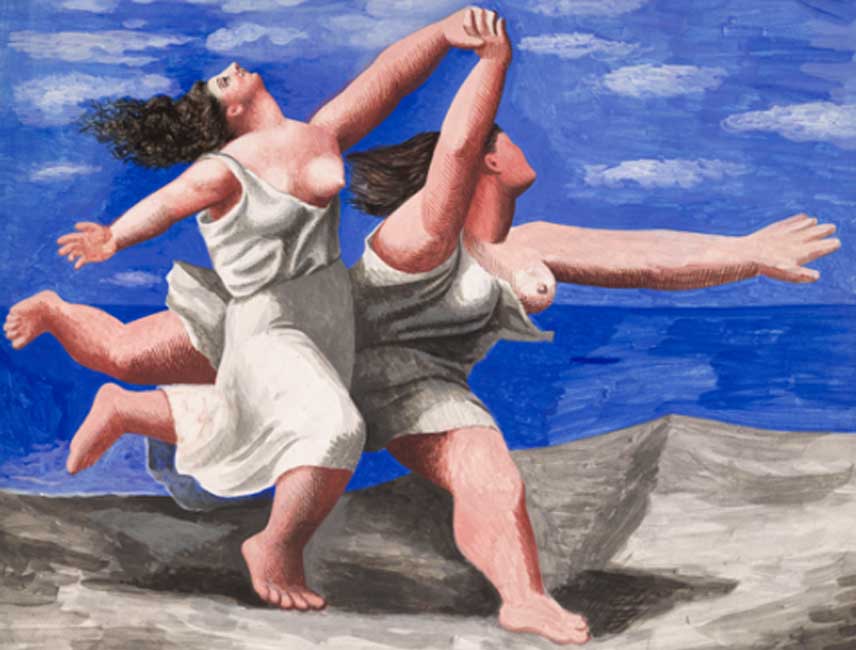 Pablo Picasso. Dos mujeres corriendo en la playa (La carrera), 1922. RMN-Grand Palais (Musée National Picasso, París). Sucesión Pablo Picasso, VEGAP, Madrid 2018.