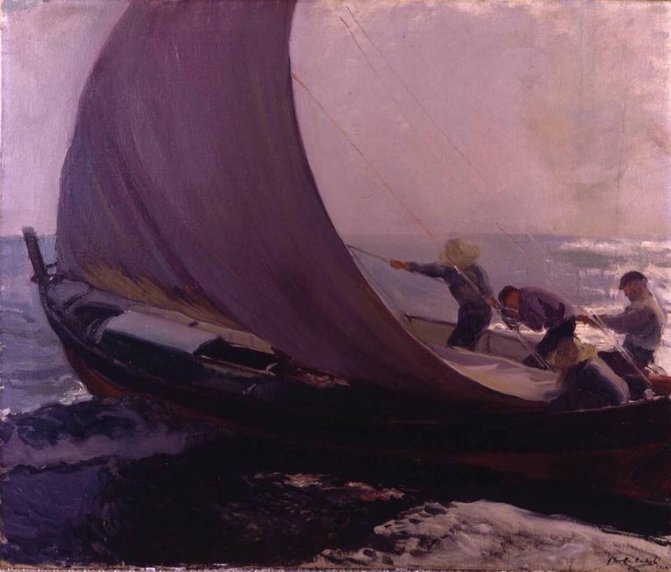 Joaquín Sorolla. Ráfaga de viento. Instituto Valenciano de Arte Moderno. IVAM