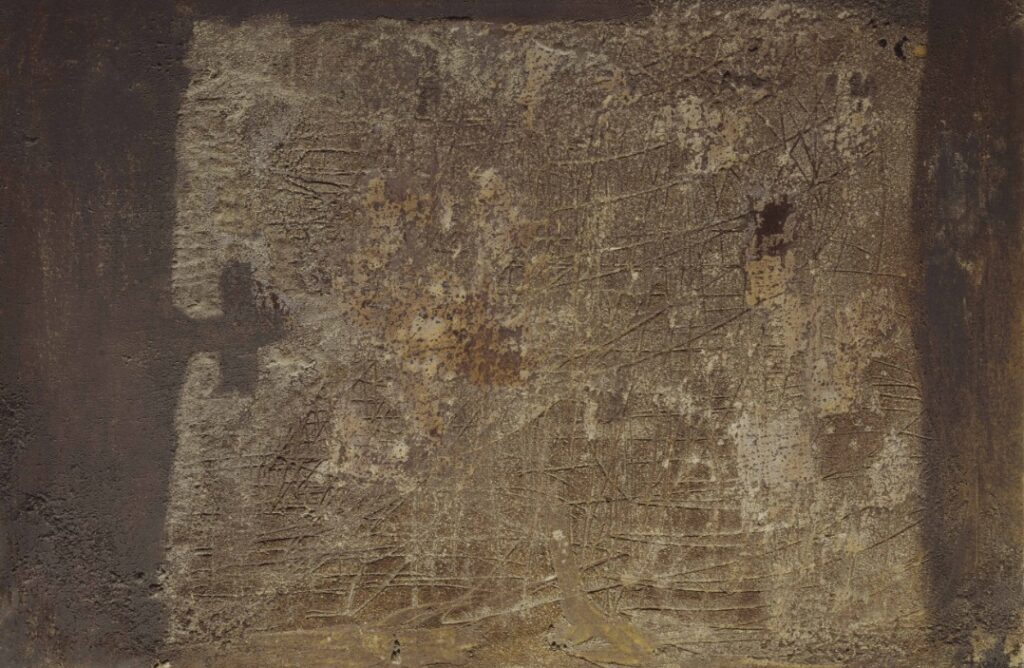 Antoni Tàpies. Pintura, 1955. Museo Nacional Centro de Arte Reina Sofía