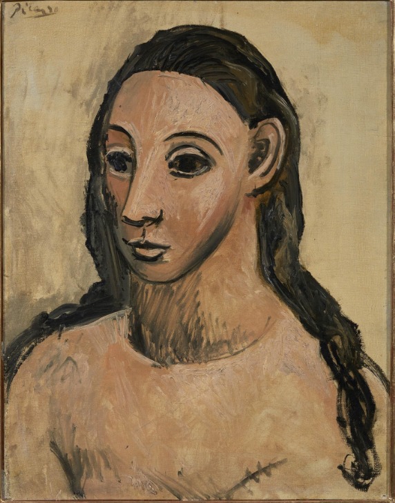 Pablo Picasso. Busto de mujer joven, 1906. Museo Nacional Centro de Arte Reina Sofía