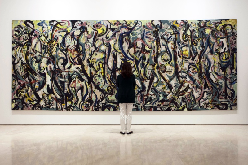 El Mural de Jackson Pollock en el Museo Picasso Málaga 
