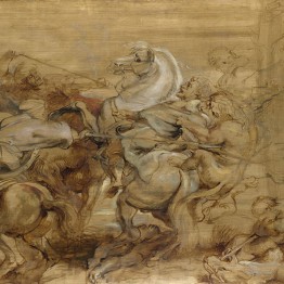 Rubens. La caza del león. Exposición en el Museo del Prado sobre los bocetos de Rubens