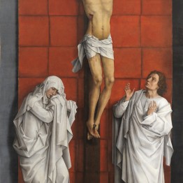 Rogier van der Weyden. El calvario, 1457-1464. Patrimonio Nacional. Real Monasterio de San Lorenzo de El Escorial